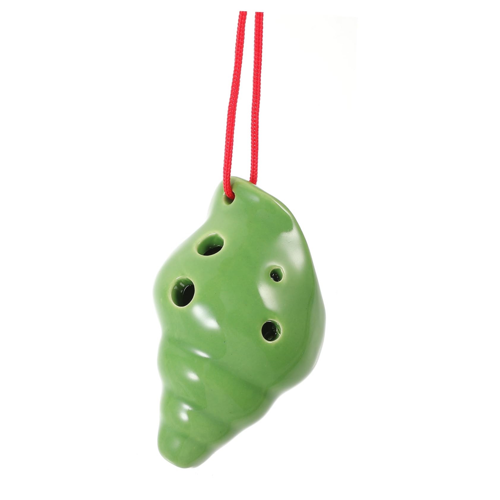 SOIMISS Ocarina In Ceramica 6 Fori Chiave Do - Strumento Musicale Portatile Per Principianti, Con Laccetto, Regalo Originale Per Bambini E Adulti
