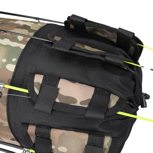 Wowelife Porta-bolsa para vara de pesca, bolsas verdes para vara de pesca, bolsa para transporte de