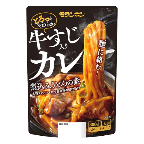 モランボン 牛すじ入り カレー煮込みうどんの素 300g×10袋入のサムネイル