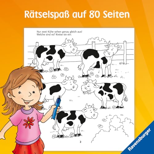 Kindergarten-Rätselspaß für unterwegs - Rätselbuch ab 4 Jahre, Reisespiele für Kinder (Spiel & Spaß - Rätselblock)