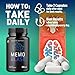 Memo Blast Capsules, Official MemoBlast Supplement Pills with All Natural Ingredients, Advanced Memo Blast Optimal Brain Health & Wellness Support with Premium Vitamins for Women & Men (60 Capsules)