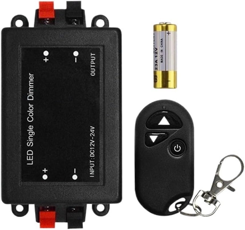 DC12V 24V 3-Key 11-Key 8A Plastic case dimming Controller Suitable for SMD5050 3528 2835 Single Color LED Strip Light/COB(11key-8A)