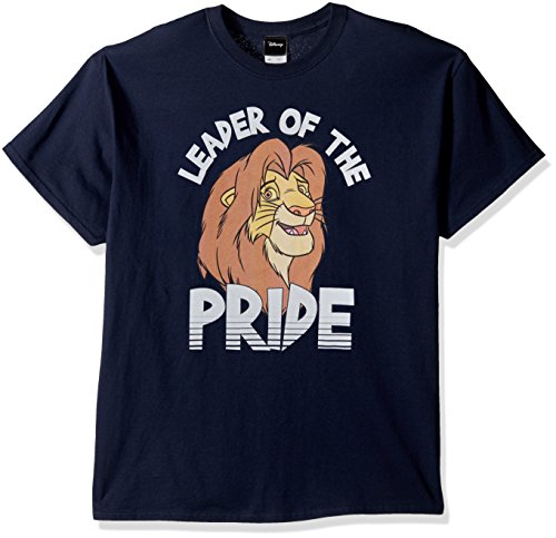 T-shirt Roi Lion Mufasa homme XL bleu marine coton premium Disney