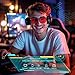 WINTOO Red Lens Glasses Blue Light Glasses Men Women - 99.9% Blue Green Blocking for Computer, Gaming, TV, Phone Screens