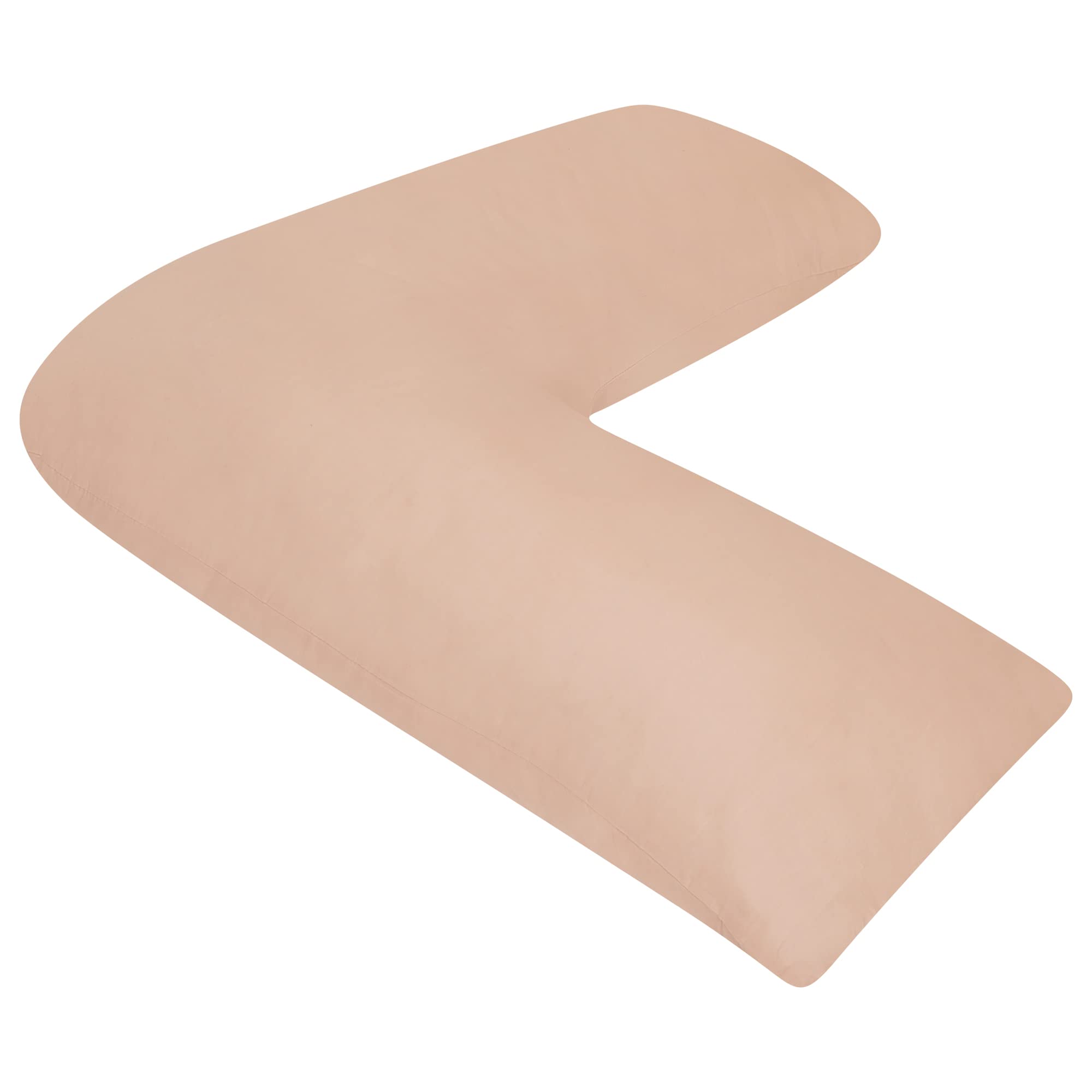 CnA Stores Orthopaedic V-Shaped Pillow Extra Cushioning Support For Head, Neck & Back (Latte, V-pillow With Cover)