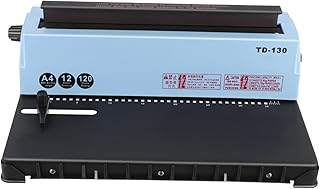 Tofficu 1 conjunto de ferramentas de encadernação bobina dispositivo de escritório perfurador material de presente manual furos de máquina - perfurador de calendário de furos