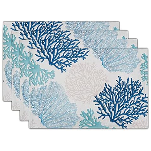 Giwawa Ocean Coral Placemats Set of 4 Cover