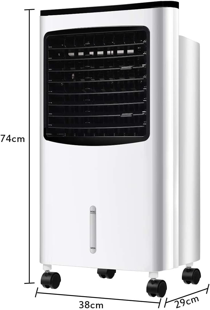GOPLUS Aire Acondicionado Portátil 4 en 1, Purificación Ventilador Humidificador Enfriador de Aire Móvil con Depósito de Agua 8L, Climatizador Evaporativo 3 Velocidad, Temporizador 7,5H, Contro Remoto
