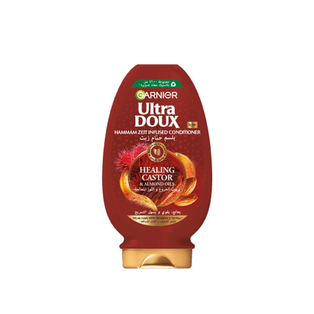 Ultra Doux Castor & Almond Oils Strengthening Conditioner, 360 ml - Package May Vary
