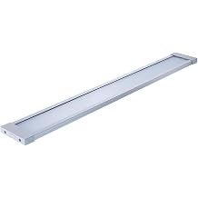Raycharm RV Cargo Van Interior LED Ceiling Light Fixture 33.9" x 3.9" Surface Mount, 6000K Cool-White Even Diffused Beam, High Light-Output Low Ampere Draw, 12V/24V DC, On/Off Touch Switch, 1-Pack