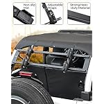 JOYTUTUS-Gun-Rack-Compatible-with-Wrangler-JL-4-Doors-Wrangler-JL-Cargo-Bracket-Mounting-Plate-Kits-for-Recovery-Traction-Boards-Mount-Gun-Mount-for-Wrangler-JLU-2018-2024-Not-Fit-2-Doors