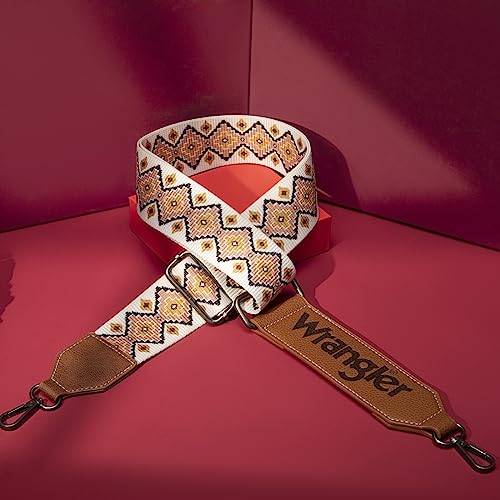 Image of Wrangler Strap Western Purse Straps Replacement Crossbody Handbag Adjustable Aztec Wide Guitar Strap