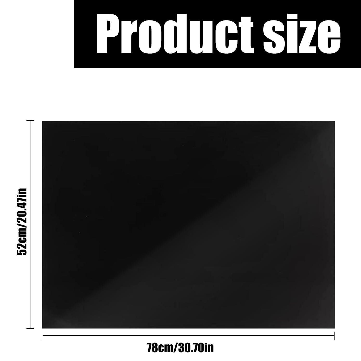 Herdabdeckung Induktionsfeld 52x78cm Abdeckung Induktionskochfeld | Abdeckung Induktionsmatte Schutzmatte Silikonmatte HitzebestäNdiges für Induktionsherd