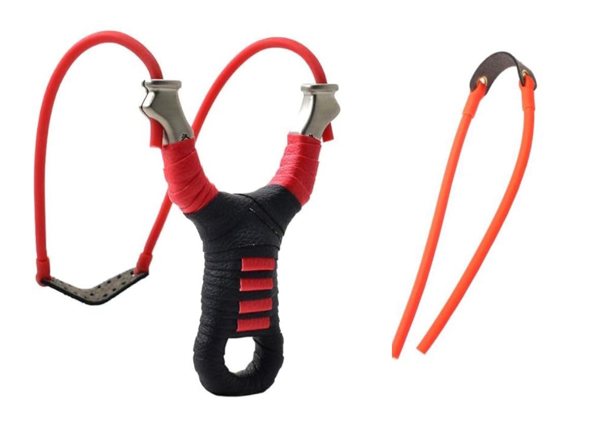 Marksman® Metal Wider Inner Width Red/Black Wrap Stainless Steel Slingshot for Outdoor Learning Catapult (Metal Wider Inner Width Slingshot) (B0CJP7J2CC) Amazon Price History, Amazon Price Tracker