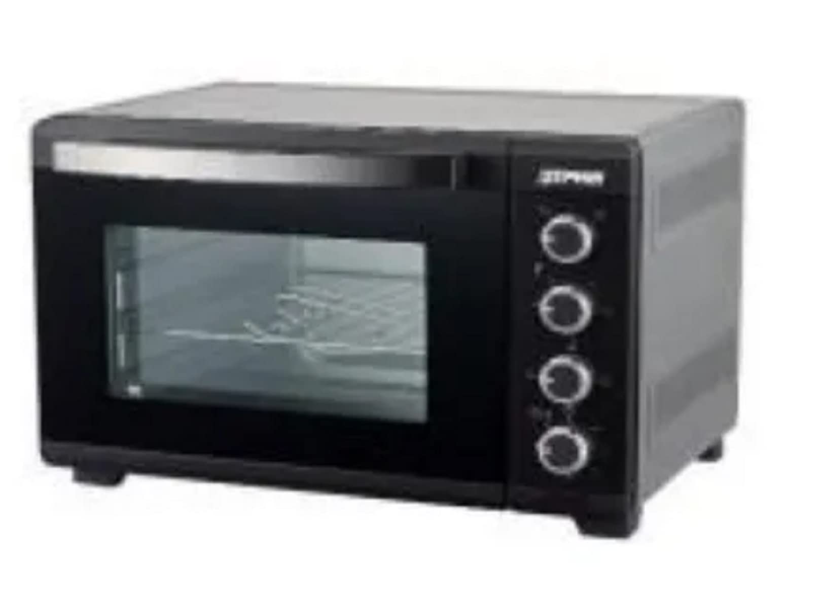 Zephir Forno a incasso da 42 litri, 1600W, Nero, Funzione Rosticceria
