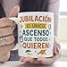 MUGFFINS taza regalo jubilación Jubilación: el único ascenso que todos quieren en Español 330 Ml Imagen de MUGFFINS taza regalo jubilación Jubilación: el único ascenso que todos quieren en Español 330 Ml