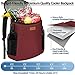 Camping Cooler Backpack 30 Cans, Soft Backpack Coolers Insulated Leak Proof Travel Cooler Bag Waterproof Lunch Picnic Beach Work Trip Thermal Bag Drink Beverage Beer Cooler Wine