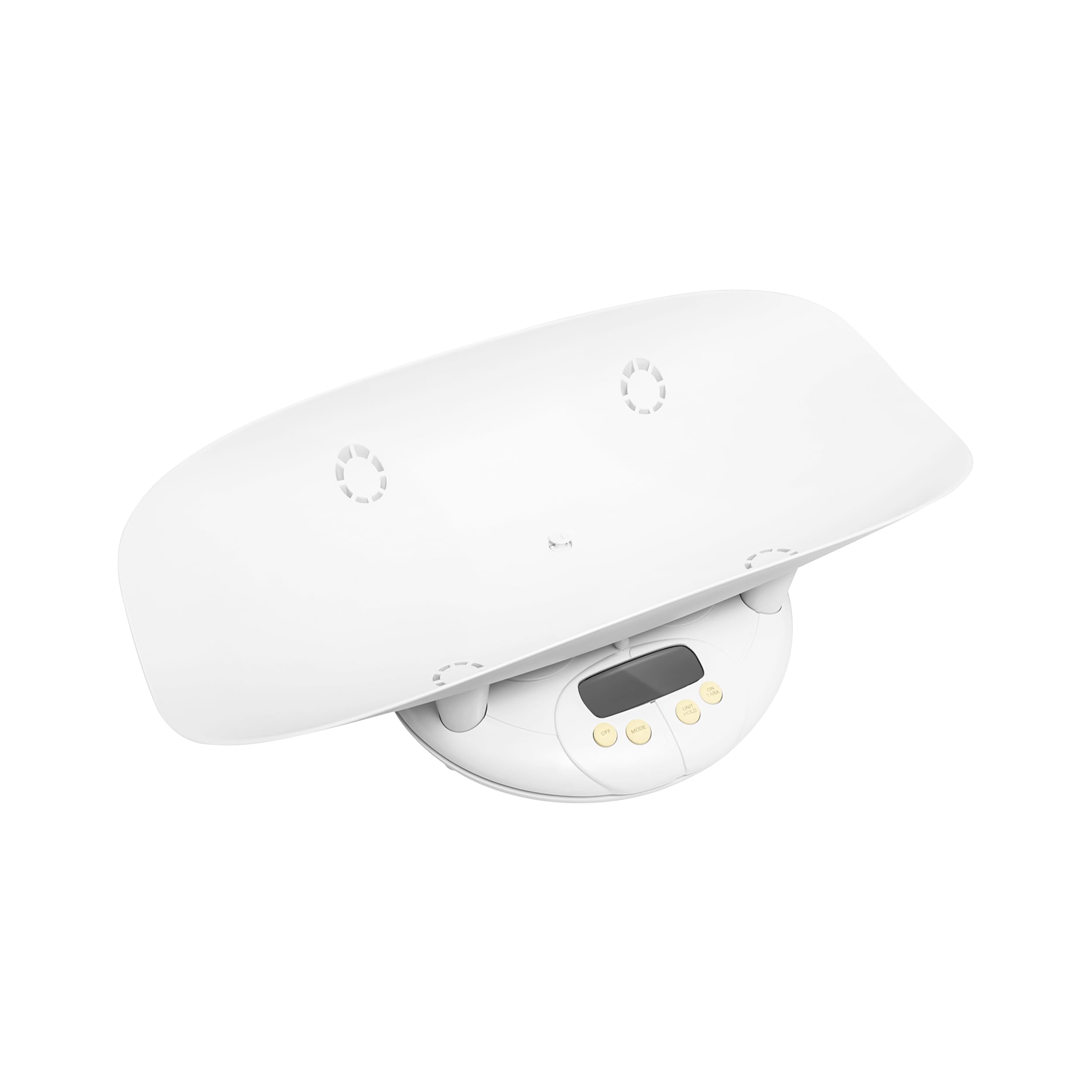 dBb Remond - Pèse Bébé Électronique - Balance Numérique Nouveau-Né Jusqu'à 20 kg - Précision 10 gr - Fonctions Tare & Poids-Bloc - Plateau Amovible - Affichage LCD - Blanc