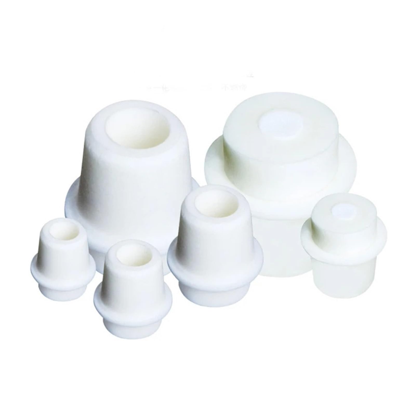10 unids/Pack matraz cónico tapón de Silicona matraz Erlenmeyer de Vidrio tapón de Botella de Gel de sílice | 37mm 41mm 10pieces