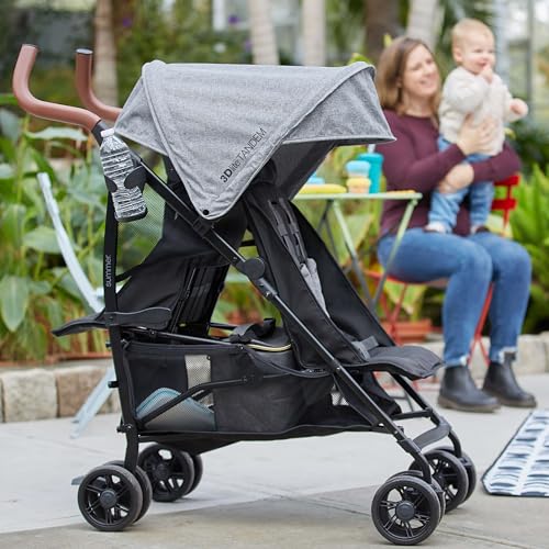 Summer Infant 32113 3Dlite Tandem Folding Lightweight Back To Back Double Stroller thumb #6