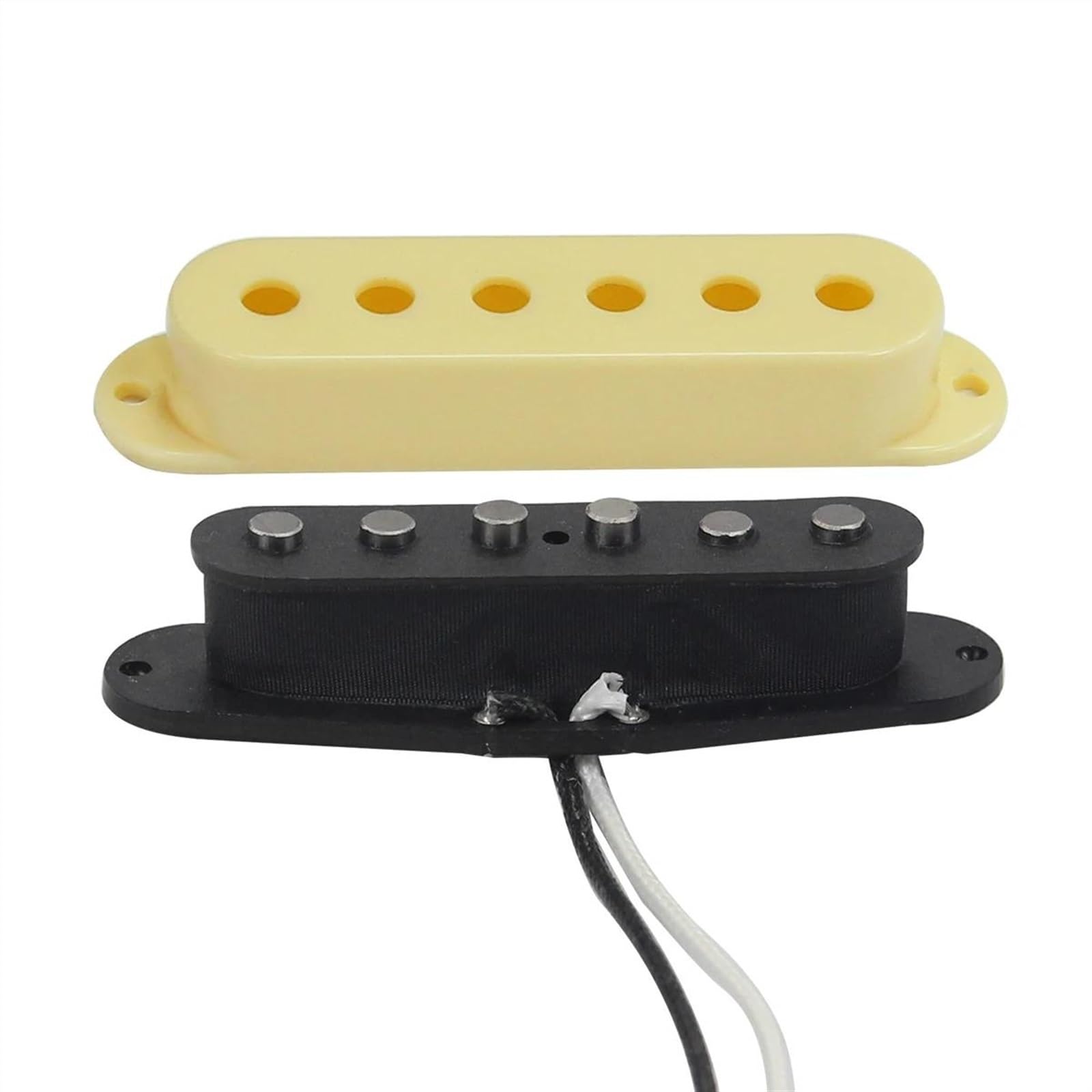 Professioneller E-Gitarren-Tonabnehmer 3PCS Alnico 5 Pickups Single Coil Elektrische Gitarre Humbucker Pickup Set 52/52/52mm Für SSH Gitarre 5k + 6k + 8k Zebra (Color : 2)