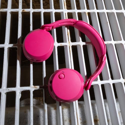 Image of Skullcandy Icon 180 Wireless On-Ear Bluetooth Headphones, Up to 50 Hours Battery, Lightweight and Travel Ready, Secure Fit, Sweat and Water Resistant, Microphone iPhone Android - Crazy Pink