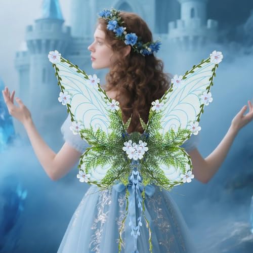 Ailes de fée filles pour déguisement sans serrer les épaules - 3