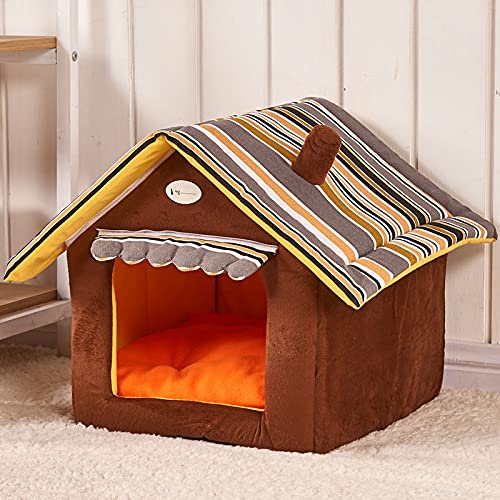 SKEIDOHome Shape Foldable Pet Cat Cave House - S