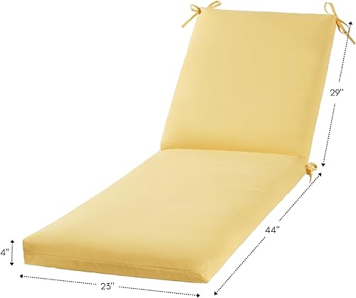 Miniatura 6 de Greendale Home Fashions Cojín reversible para silla tumbona para exteriores, Sunburst