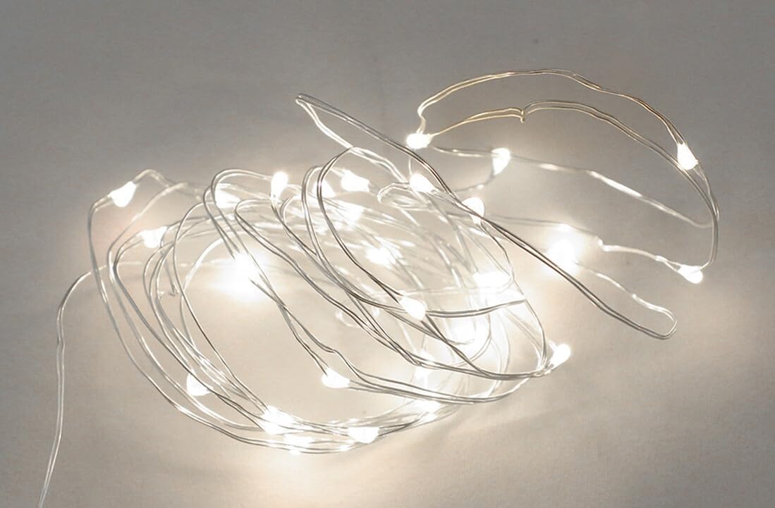 WatioWave GUIRNALD Wire LED Cold 2 MT. Battery Powered