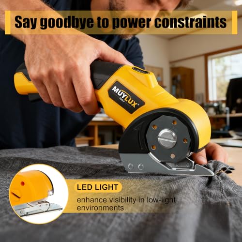 Muylux Cordless Electric Scissor & Cardboard Cutter