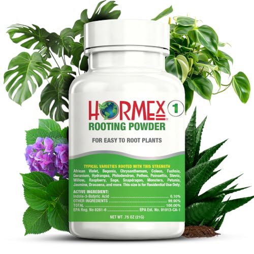 Hormex Rooting Hormone Powder #1 - Fast Roots for Tender