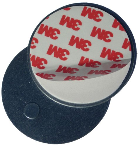 90416 5 X Magnet für Sicherheits Gefahrenmelder, zum Beispiel Rauchmelder, CO-Melder, Grau