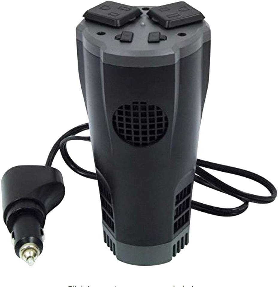 PowerDrive PD200CUP 200 Watt Cup Inverter with Dual USB Ports, 1 Pack