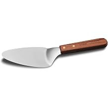 Dexter-Russell 19760 Pie Knife, 5" Triangular Stainless Steel Blade, Stiff Design with Flexible Edge, Rosewood Handle, Made in USA, Durable Dessert and Pastry Server, Classic Kitchen Serving Tool