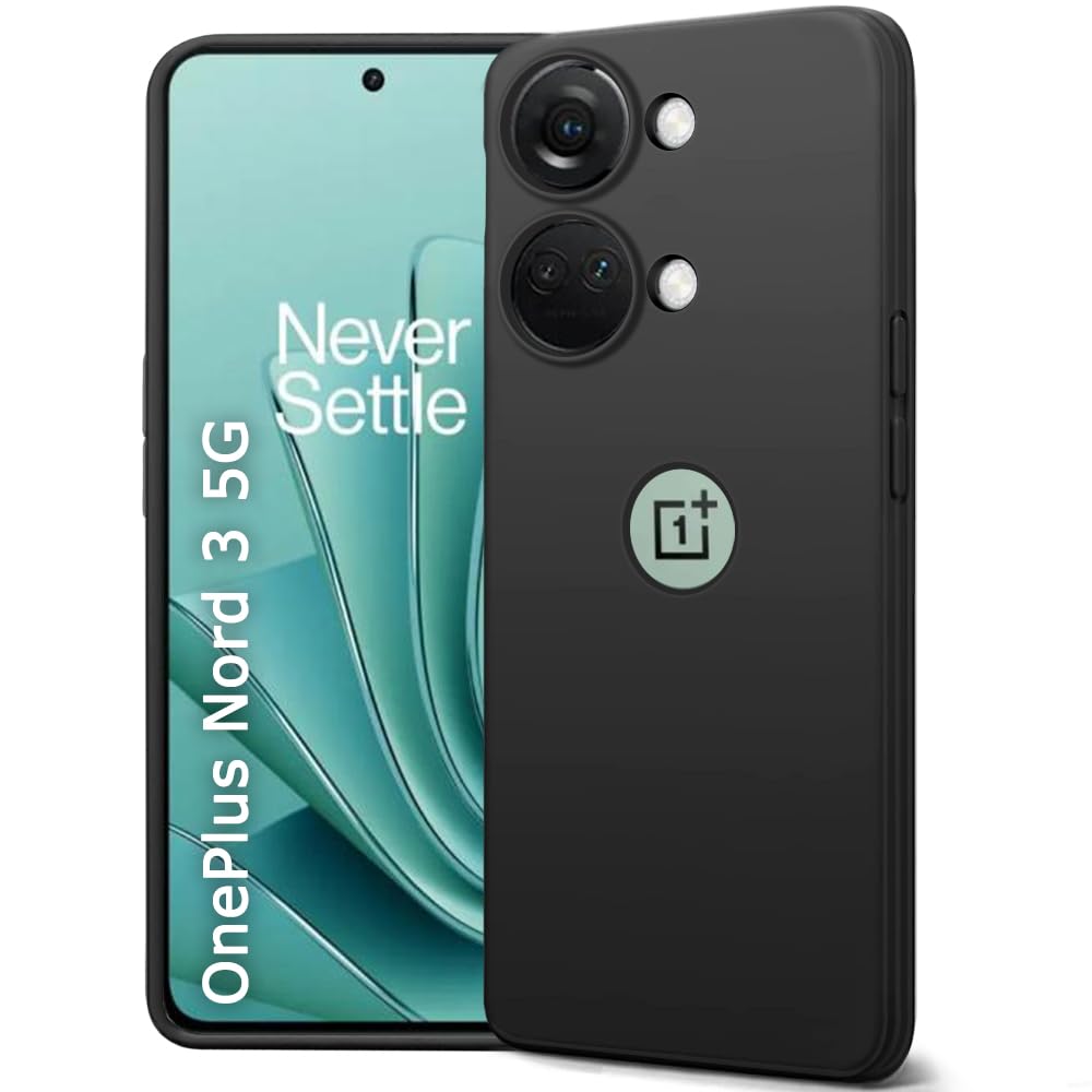TheGiftKart Genuine Liquid Silicone Back Cover Case for OnePlus Nord 3 5G | Soft Micro-Fibre Lining Inside | Camera Protection Bump | Shockproof Back Cover Case for OnePlus Nord 3 5G (Black) (B0C9Y4GV37) Amazon Price History, Amazon Price Tracker