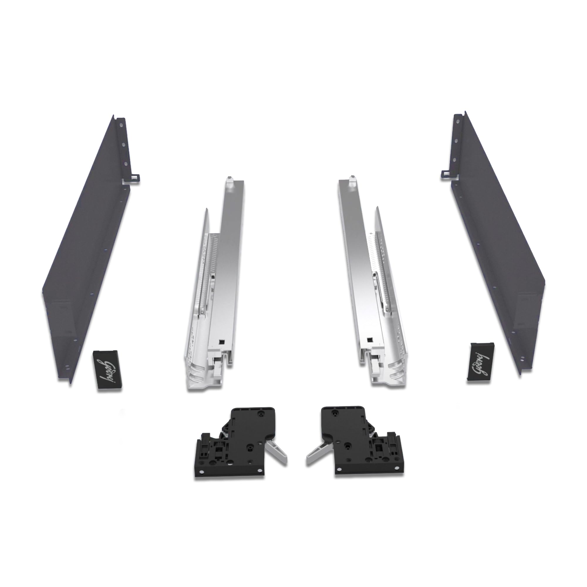 Godrej Slim Drawer Slides - Soft Close & 35kg Load -1