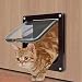 Sailnovo Puerta para Gato con Cierre magnético de 4 vías, Puerta para...