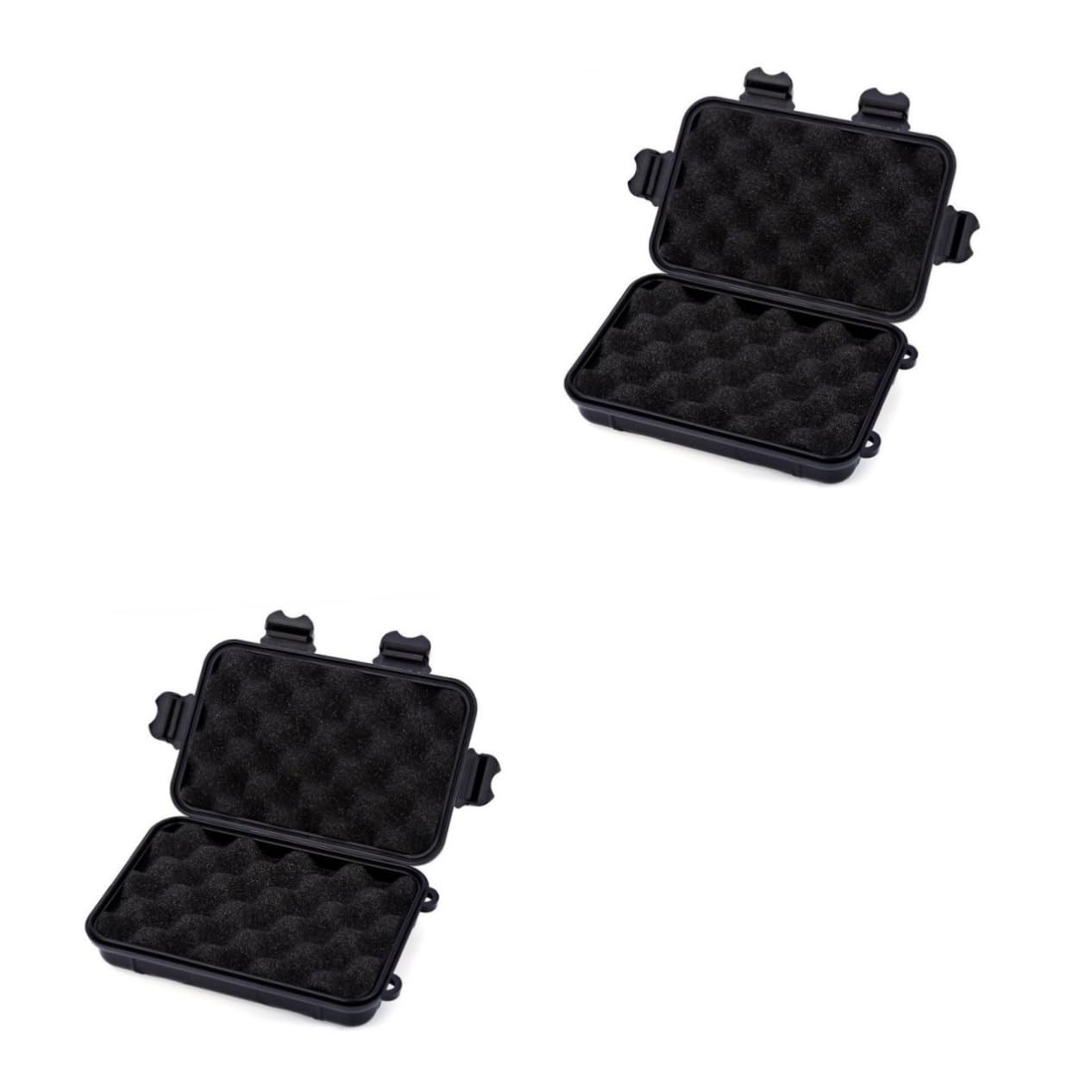 Yardwe 2pcs Box Emergency Dry Case Waterproof Storage Box Portable Airtight and Shockproof Ideal for Camping Boating Fishing and Outdoor Activities