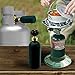 Gogoonike Propane Refill Adapter for 1 lb. Tanks, Propane Adapter Fill 1lb from 20lb, LP Gas Cylinder Tank Coupler Fits QCC1 / Type1 Propane Tank and 1 lb Throwaway Disposable Cylinder (Black)