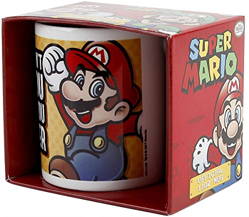 Pyramid International AFMG24469 Super Mario (Make You Smaller) - Taza de café y té (cerámica, 11 x 11 x 1,3 cm)