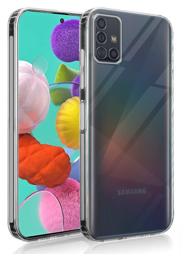 Image of Jkobi Back Cover Case for Samsung Galaxy A51 (Shockproof Crystal Clear Anti Yellow Case | Drop & Camera Protection | Hard Polycarbonate)