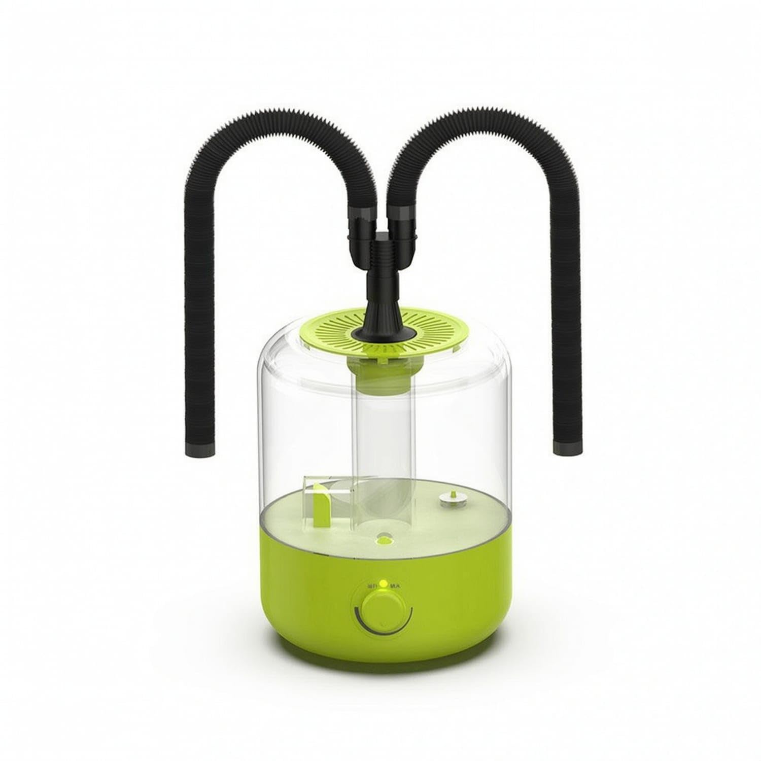 Compact Reptile Fogger Tabletop Terrarium Humidifier Adjustable Reptile Mister Fine Mist for Breeders, Terrariums, Rainforest Habitats, Double Tube, Us Plug-image-39