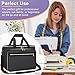 Anitor Sewing Machine Carrying Case with Removable Bottom Padding, Sewing Machine Bag Fits Most Standard Sewing Machines and Storage Sewing Accessories, for Singer, Brother, Janome, Black，(Bag Only)