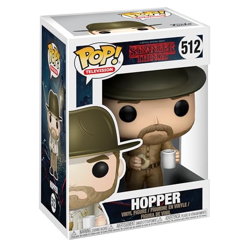 Sale Funko Pop Television: Stranger Things - Hopper With Donut (Styles May Vary) Collectible Figure