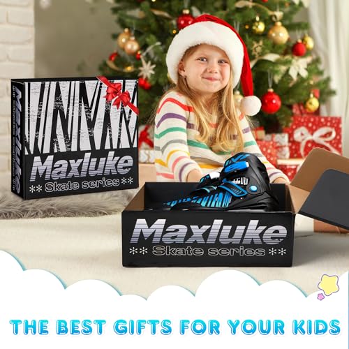 Maxluke Adjustable Inline Skates For Kids Ages 4-12 thumb #6