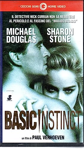 VHS Basic Instinct di Paul Verhoeven con Michael Douglas, Sharon Stone