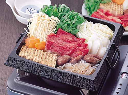 ♦料亭の味をご家庭で♦ 【味の匠・鉄鋳物製】２６cm深型【高級すき焼き鍋 4鍋】 Amazon.co.jp: 岩鋳（IWACHU）: すき焼鍋