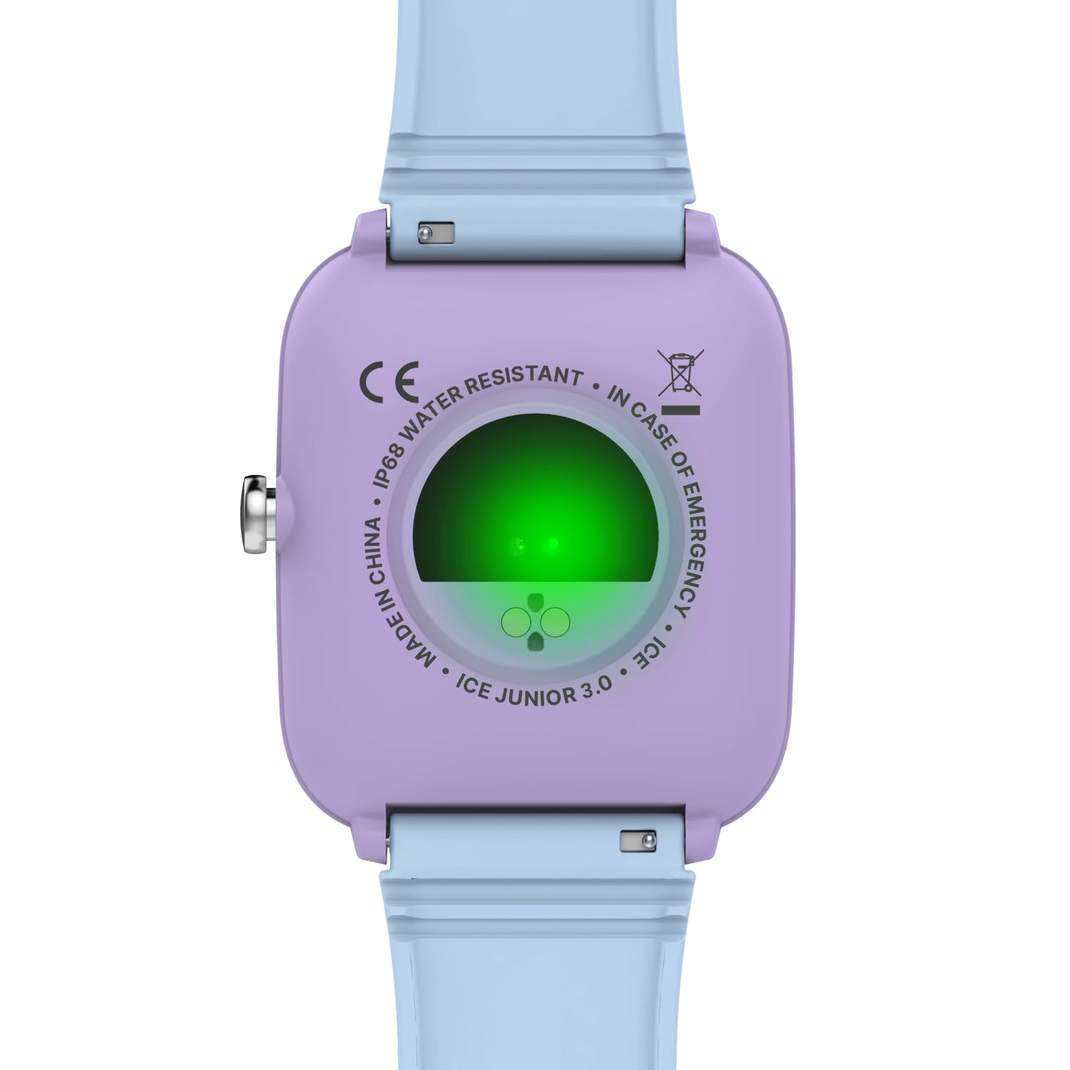Ice-Watch - Ice Smart Junior 3.0 - Rechteckige Kinderuhr mit Silikonarmband (1.75 inch) - Sportüberwachung, Stoppuhr, Spiele, Herzfrequenz, Schrittzähler