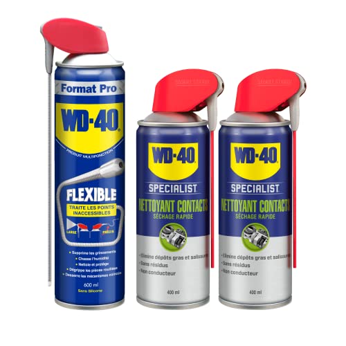 WD-40 Multifonction Flexible et Nettoyant Contact pour l'entretien d'un tableau électrique